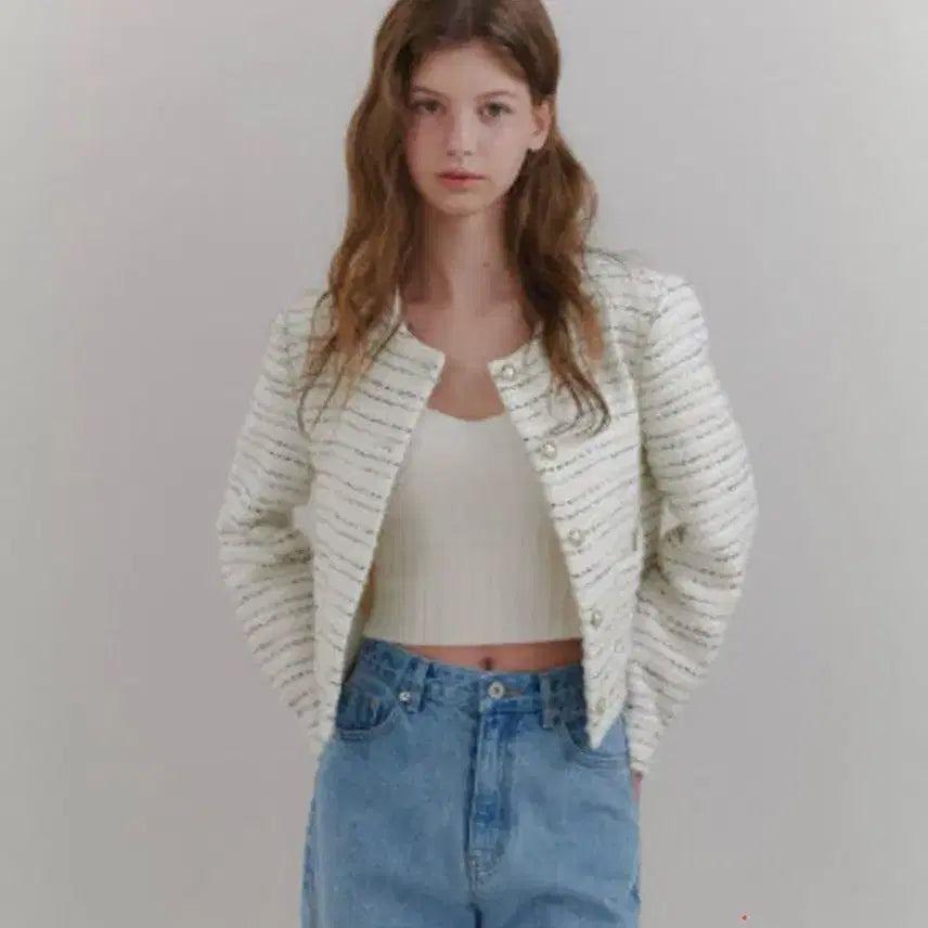 [BUNJANG] Forest Tweed Jacket / forest 포레스트 트위드 자켓