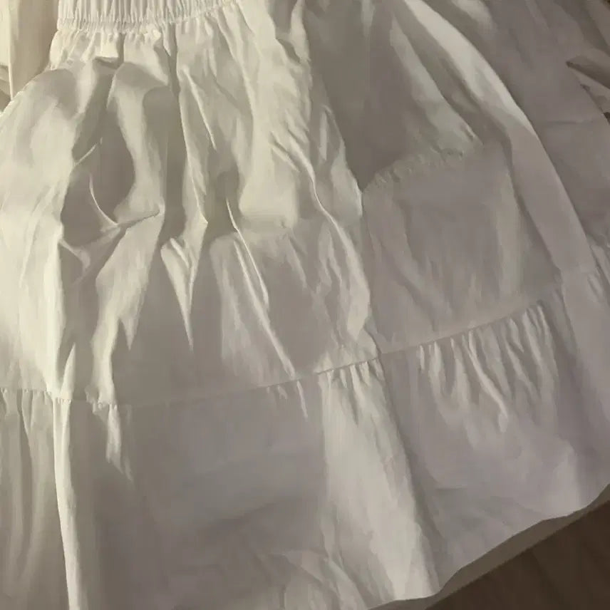 [BUNJANG] SHEIN White Skirt / 쉬인 흰색 치마