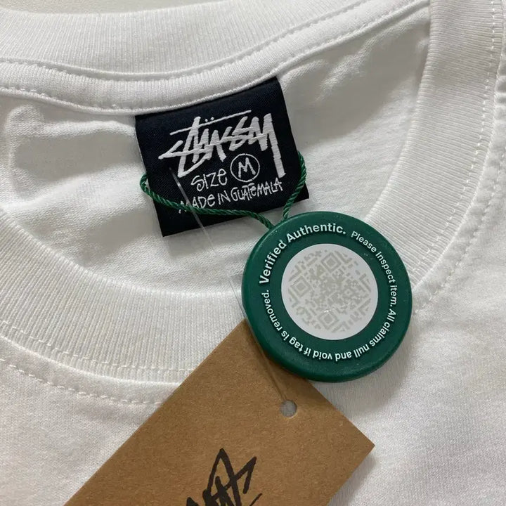 [BUNJANG] Stussy Flower Short Sleeve T-shirt / 새상품) 스투시 플라워 반팔 화이트 M