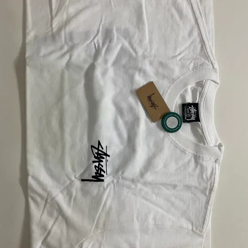 [BUNJANG] Stussy Flower Short Sleeve T-shirt / 새상품) 스투시 플라워 반팔 화이트 M