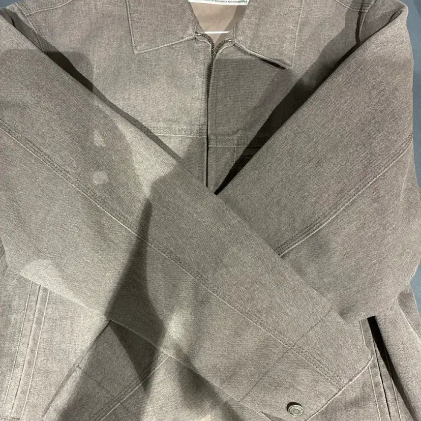 [BUNJANG] NOMANUAL E.S Washed Work Jacket Grey M / 노매뉴얼 E.S 워시드 워크 자켓 그레이 M사이즈