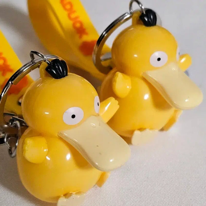 [BUNJANG] Pokemon Psyduck Keyring Set / [미사용] 포켓몬스터 고라파덕 키링 2개