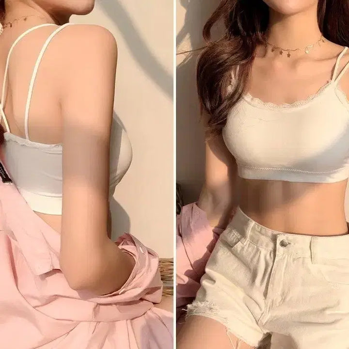[BUNJANG] Humming Lace Tank Top / 허밍 레이스 나시탑