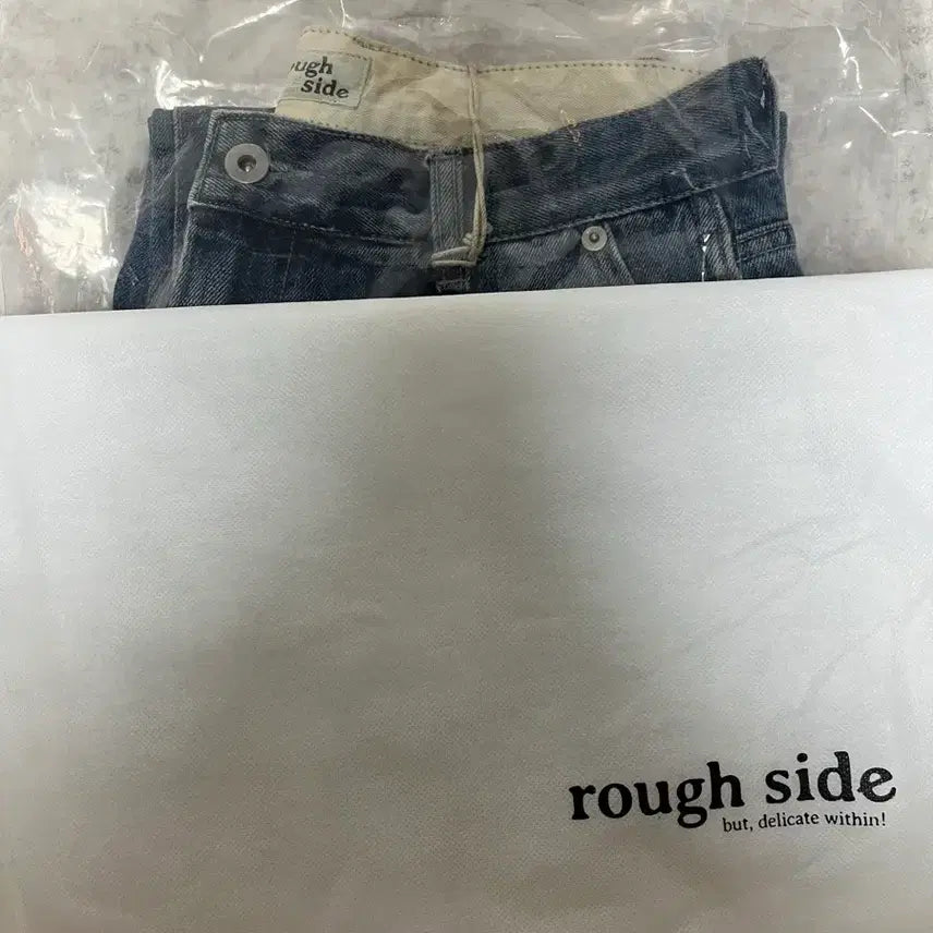 [BUNJANG] Roughside Drape Denim Pants Light Blue Size 1 / 러프사이드 드레이프 데님팬츠 라이트블루 1사이즈