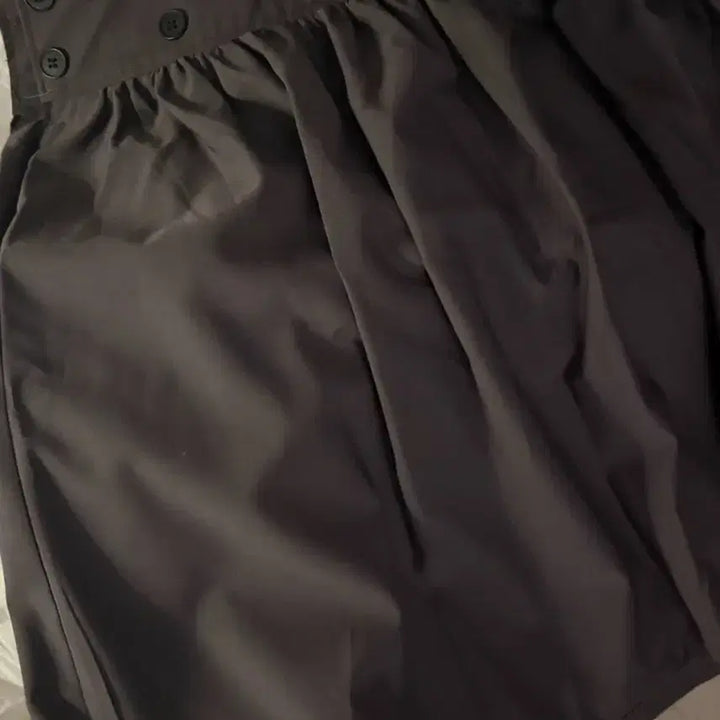 [BUNJANG] Shein A-line Frill Flare Midi Skirt / 일본도쿄소녀 투버튼 A라인 프릴 플레어 미디 스커트 쉬인 치마 회색