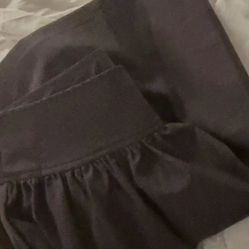 [BUNJANG] Shein A-line Frill Flare Midi Skirt / 일본도쿄소녀 투버튼 A라인 프릴 플레어 미디 스커트 쉬인 치마 회색