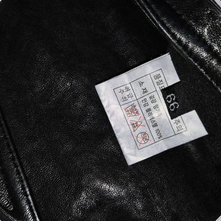 [BUNJANG] PUNK lena Biker Leather Jacket / Vintage 09 PUNK lena belt biker leather
