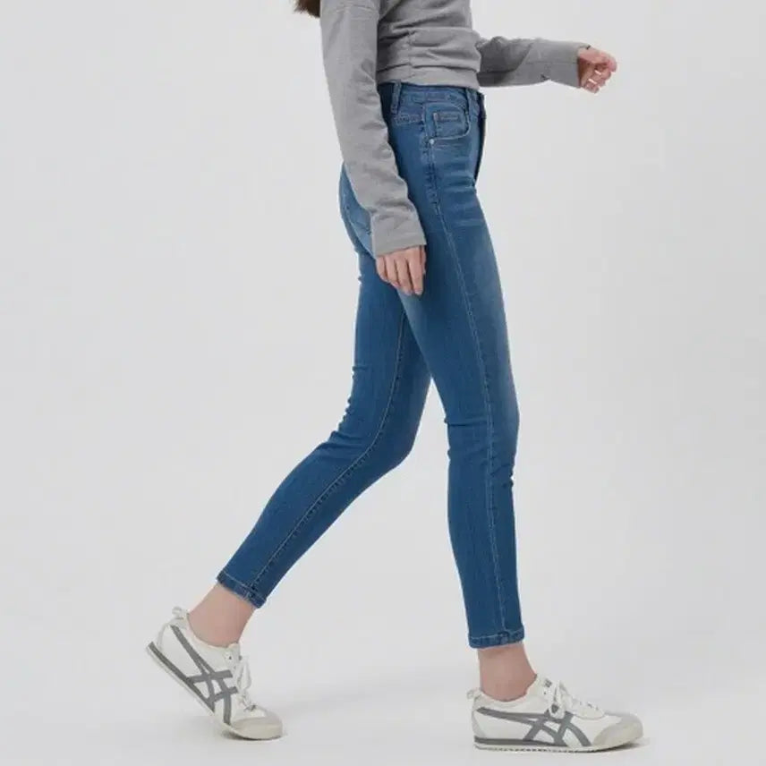 [BUNJANG] Spandex Slim Skinny Denim Pants for Spring/Fall / 봄 가을 스판 슬림 스키니 데님팬츠