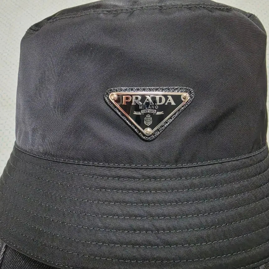 [BUNJANG] Prada Re-Nylon Bucket Hat - Black (L) / 프라다 블랙 리나일론 버킷햇 L사이즈(XL교환가능)