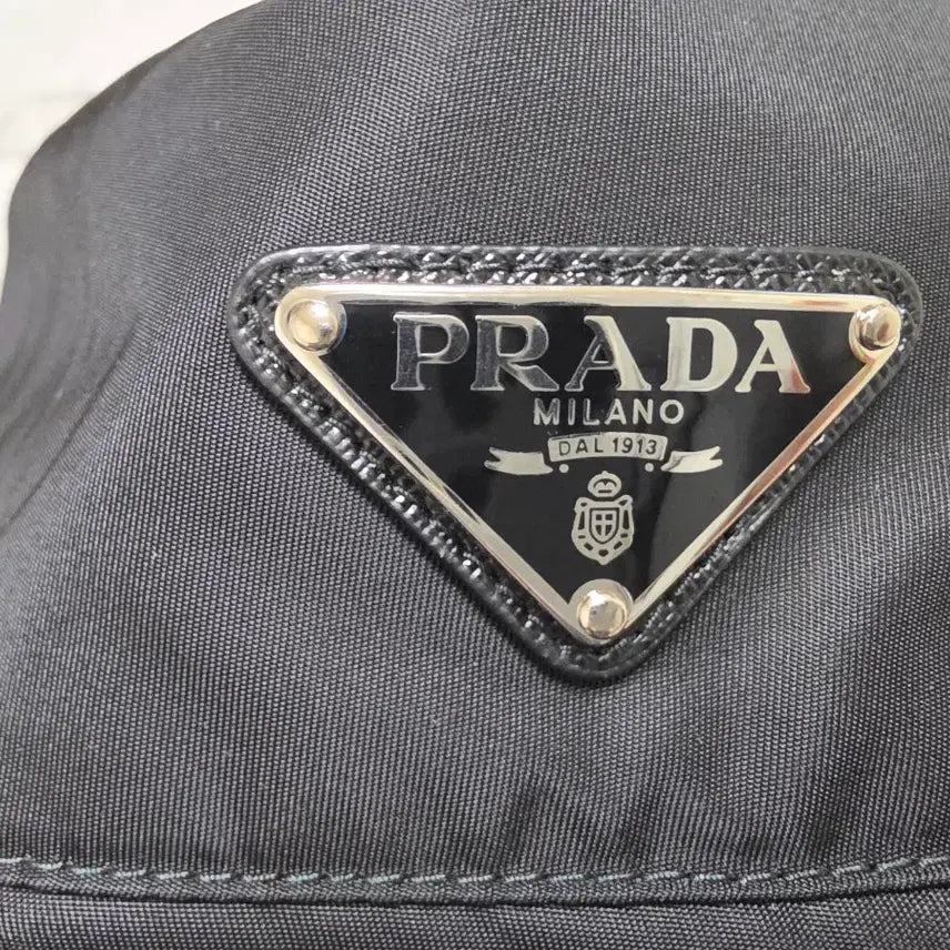 [BUNJANG] Prada Re-Nylon Bucket Hat - Black (L) / 프라다 블랙 리나일론 버킷햇 L사이즈(XL교환가능)