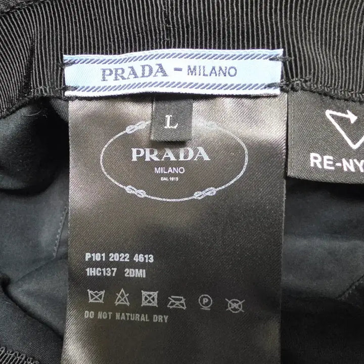 [BUNJANG] Prada Re-Nylon Bucket Hat - Black (L) / 프라다 블랙 리나일론 버킷햇 L사이즈(XL교환가능)