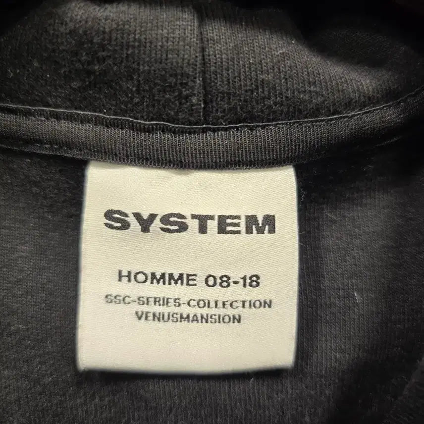 [BUNJANG] System Homme x Venus Mansion Hoodie 95 / 한섬 시스템옴므 + 비너스맨션 콜라보 후드티 95