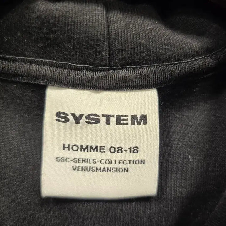 [BUNJANG] System Homme x Venus Mansion Hoodie 95 / 한섬 시스템옴므 + 비너스맨션 콜라보 후드티 95