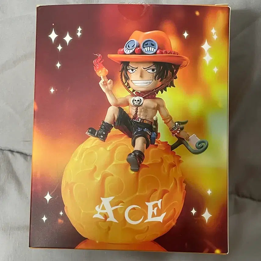 [BUNJANG] ZIMAY Ace Devil Fruit Series Mood Lamp Figure / 지메이 원피스 악마의 열매 시리즈 에이스 무드등 피규어