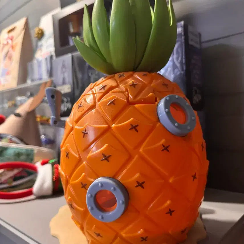 [BUNJANG] Spongebob Pineapple House Figure Set / 스폰지밥 파인애플 하우스 피규어 세트