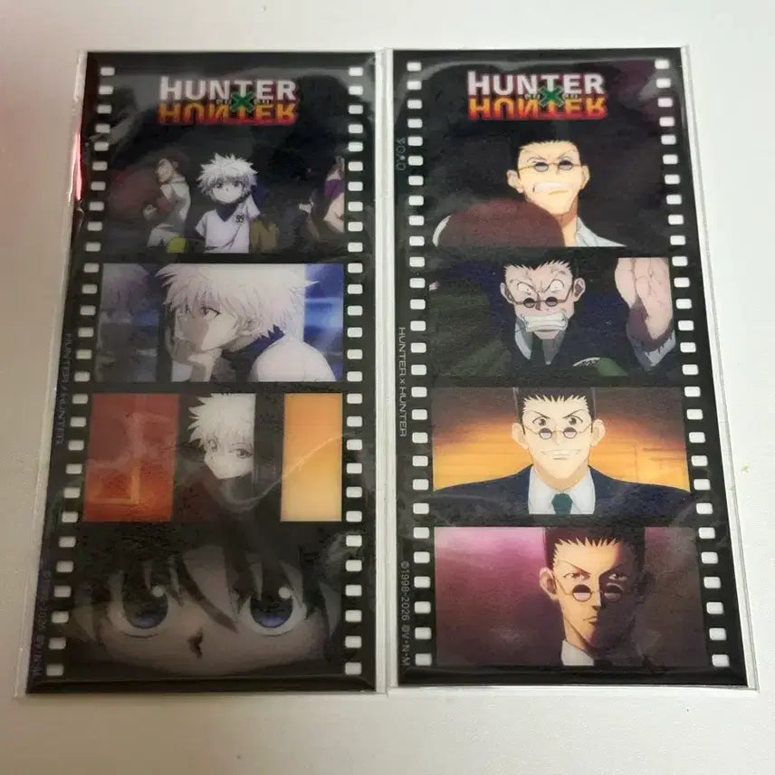 [BUNJANG] Hunter x Hunter Killua &amp; Leorio Bookmark / 헌터헌터 콜카 북마크 필름 (키르아+레오리오)