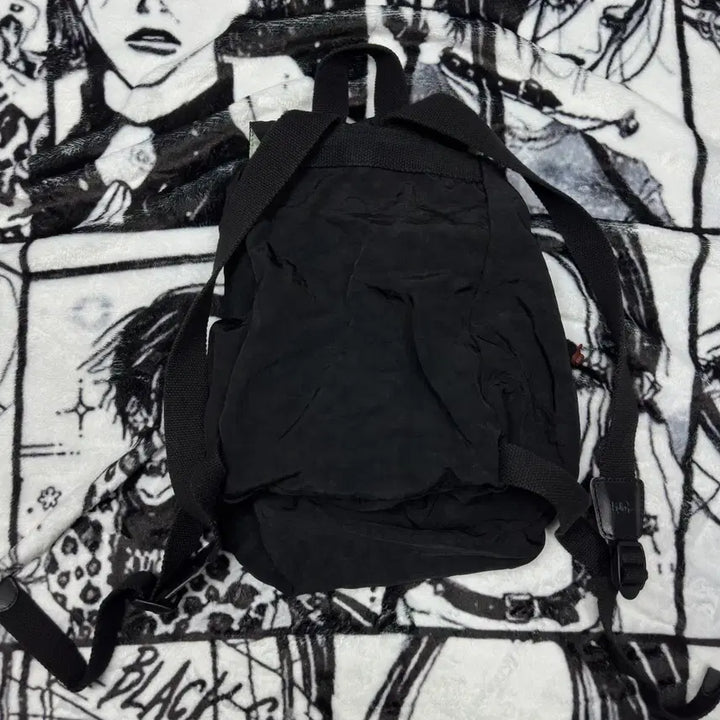 [BUNJANG] Kipling Nylon Black Mini Backpack / 키플링 나일론 블랙 미니 복조리 백팩