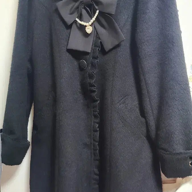 [BUNJANG] Liz Lisa Black Sailor Coat / 리즈리사 블랙 세일러 코트