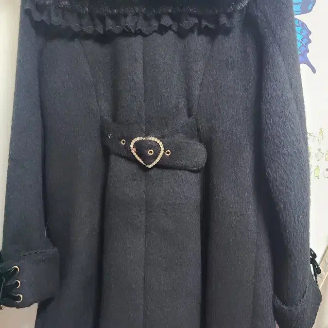 [BUNJANG] Liz Lisa Black Sailor Coat / 리즈리사 블랙 세일러 코트