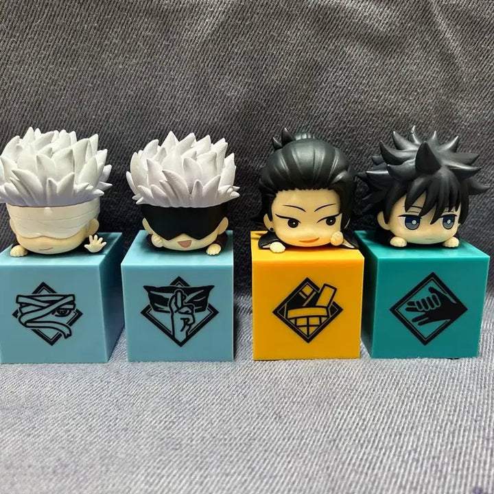 [BUNJANG] Jujutsu Kaisen Hikkake Figure Bundle Set / 주술회전 힛카게 고죠 사토루 게토 스구루 후시구로 메구미 4종 일괄