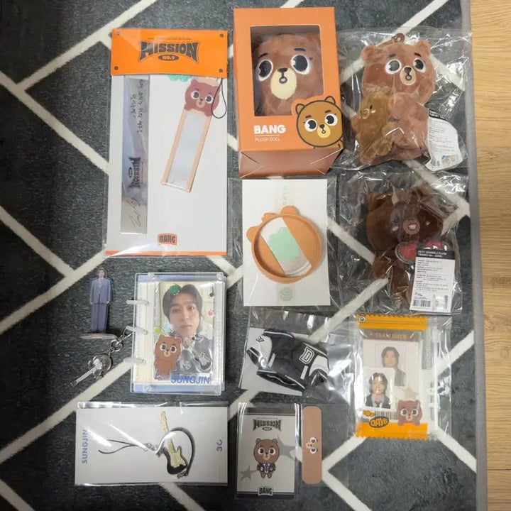 [SOLD OUT] 데니멀즈 쁘띠멀즈 방 박성진 컨페티 스트랩 id증사 바시티 태닝 포카 등