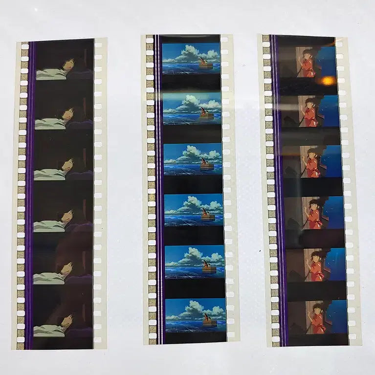 [BUNJANG] Studio Ghibli Spirited Away Film Cut 6-Frame Set / 센과 치히로의 행방불명 영화필름컷 6프레임 3매 (F-2)