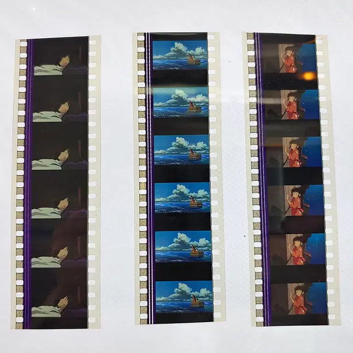 [BUNJANG] Studio Ghibli Spirited Away Film Cut 6-Frame Set / 센과 치히로의 행방불명 영화필름컷 6프레임 3매 (F-2)