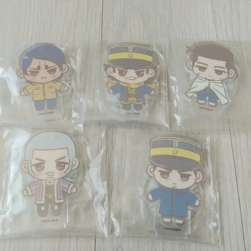 [BUNJANG] Golden Kamuy Sega Kuji Acrylic Stand Bundle Set / 골든카무이 세가 쿠지 아크릴스탠드 일괄