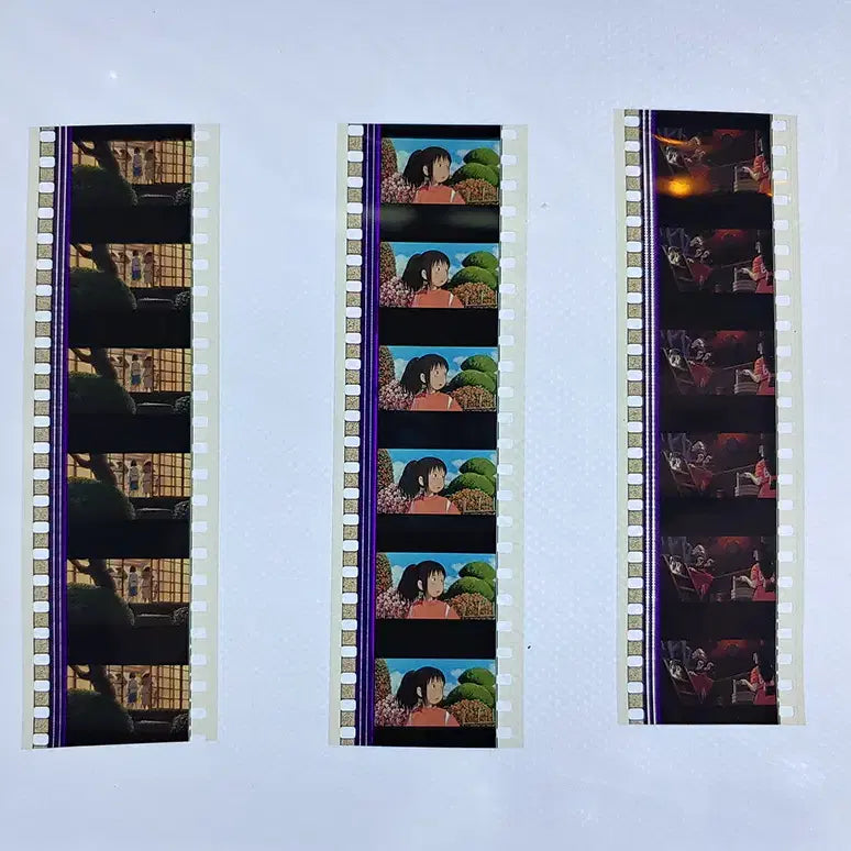 [BUNJANG] Studio Ghibli Spirited Away Film Cut Set / 센과 치히로의 행방불명 영화필름컷 6프레임 3매 (F-5)