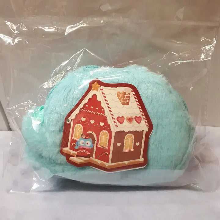 [BUNJANG] Sanrio Hangyodon &amp; Pompompurin Sweet Holiday Face Plush Pouch / 산리오 스위트 홀리데이 얼굴 봉제 파우치 한교동 폼폼푸린