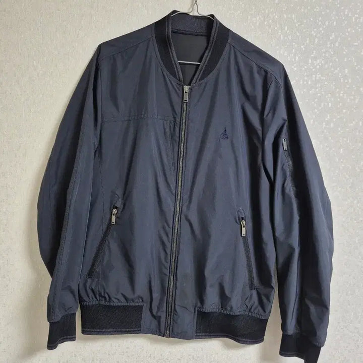 [BUNJANG] Beanpole Navy Blouson Jumper / 빈폴 네이비 블루종 점퍼