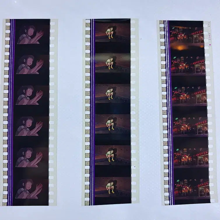 [BUNJANG] Studio Ghibli Spirited Away Film Cut 6-Frame Set / 센과 치히로의 행방불명 영화필름컷 6프레임 3매 (F-6)