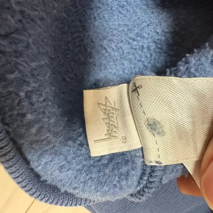 [BUNJANG] Stussy 80 Hoodie Blue L Size / 스투시 80 후디 블루 L사이즈