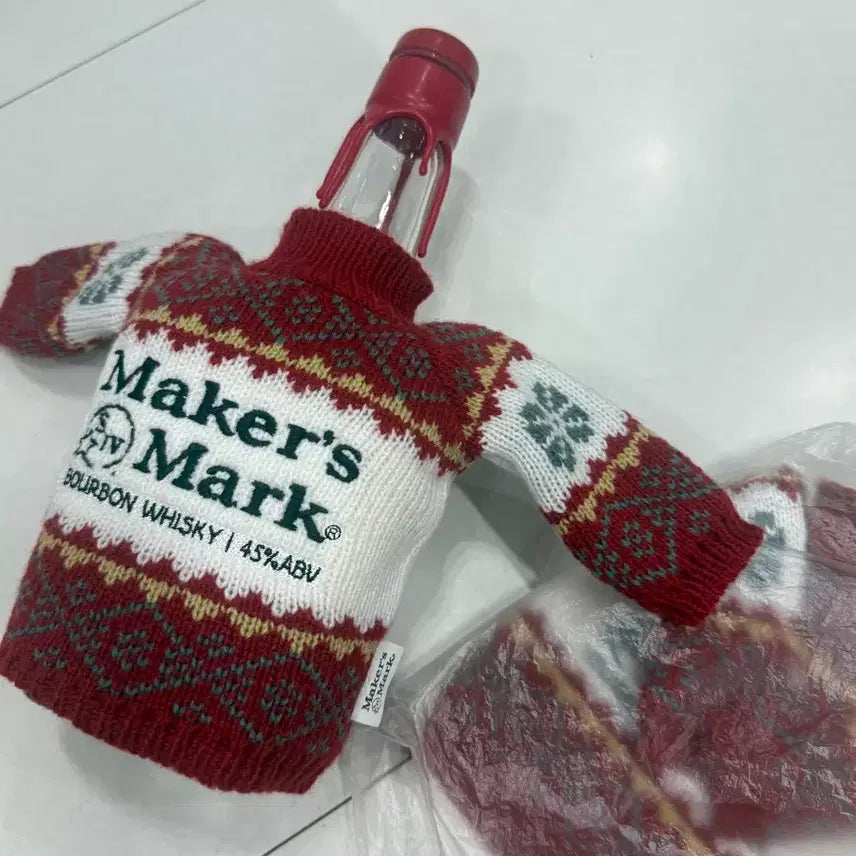 [BUNJANG] Makers Mark 700ml Bottle Sweater Knit / 메이커스 마크 700ml 용 스웨터 새제품
