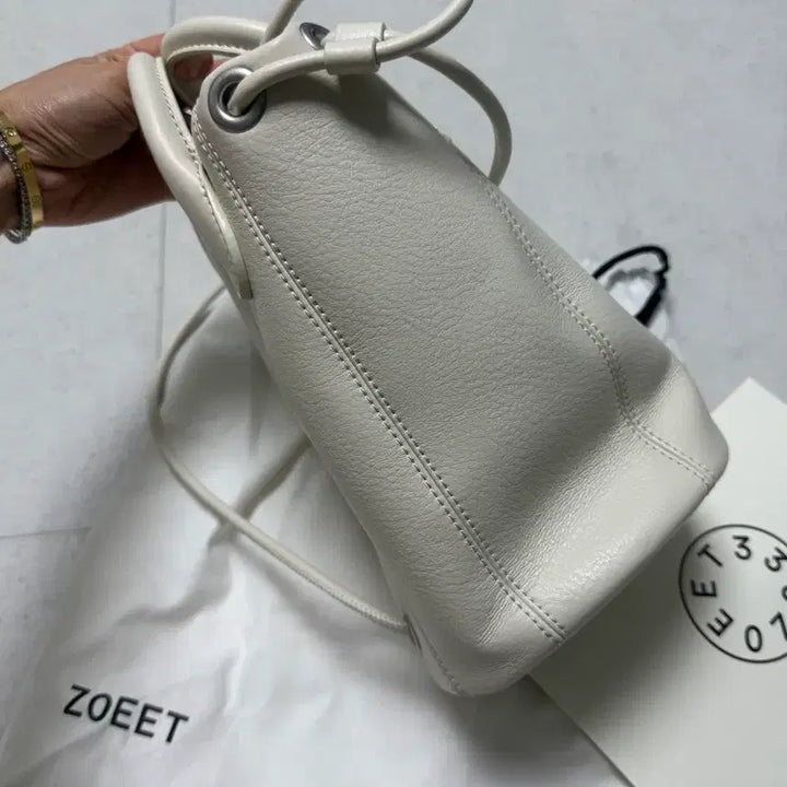 [BUNJANG] ZOET Ivory Slingback Tote Bag / 조에뜨 아이보리 슬링백 토트백
