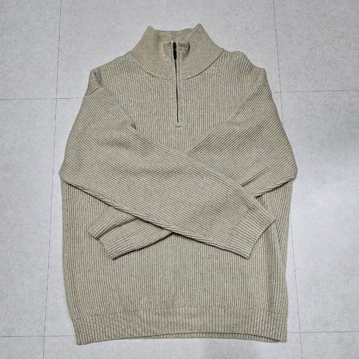 [BUNJANG] Ivory Half-Neck Knit Sweater / 아이보리 하프넥 니트