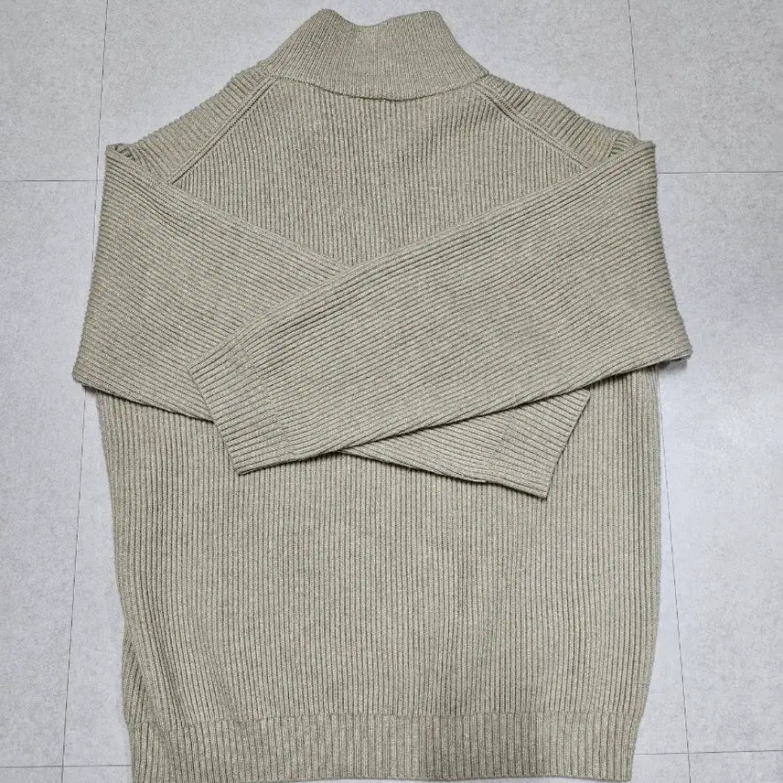 [BUNJANG] Ivory Half-Neck Knit Sweater / 아이보리 하프넥 니트