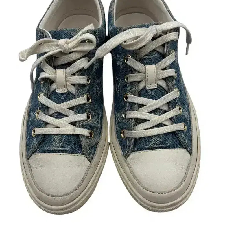 [BUNJANG] Louis Vuitton Denim Sneakers / [36] 루이비통 데님 스니커즈