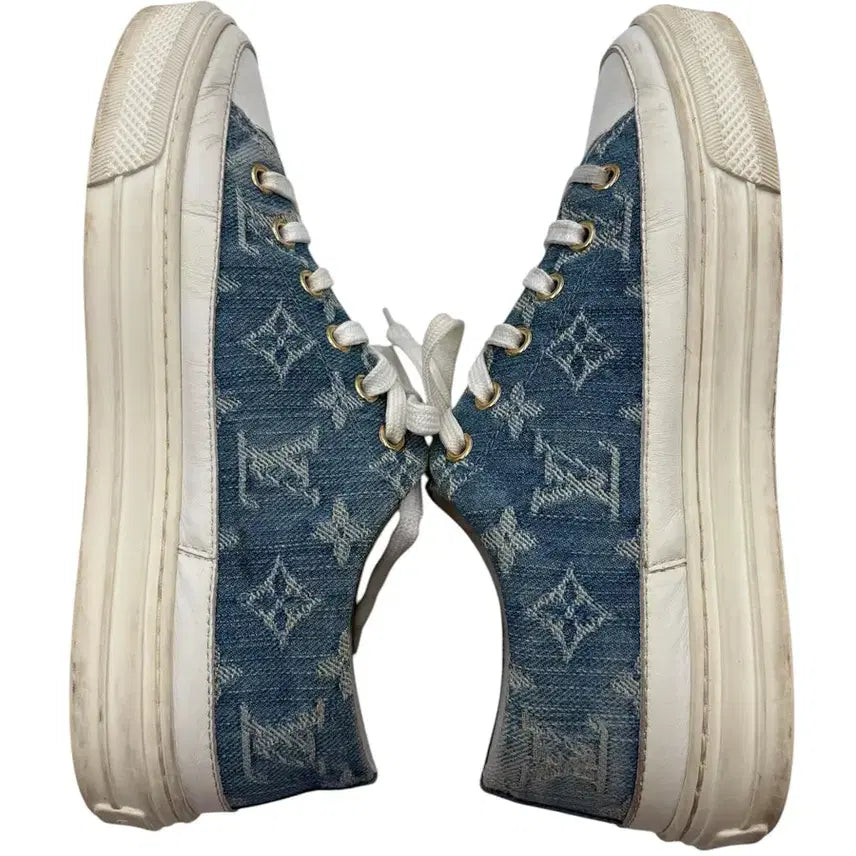 [BUNJANG] Louis Vuitton Denim Sneakers / [36] 루이비통 데님 스니커즈