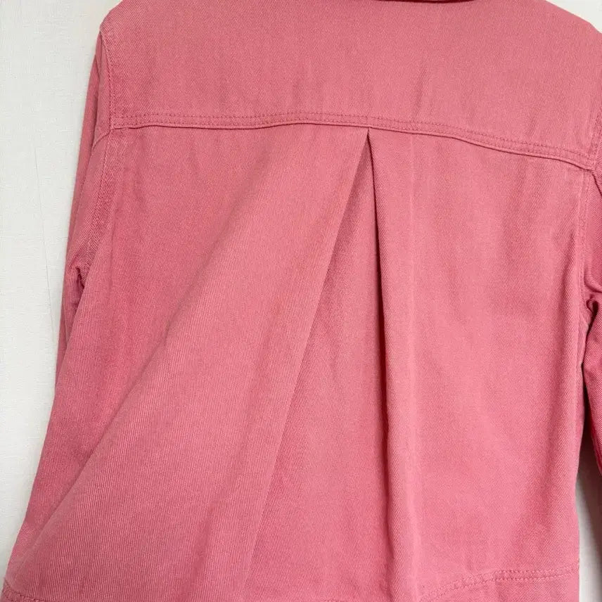 [SOLD OUT] 핑크색 퀼팅 데님 자켓