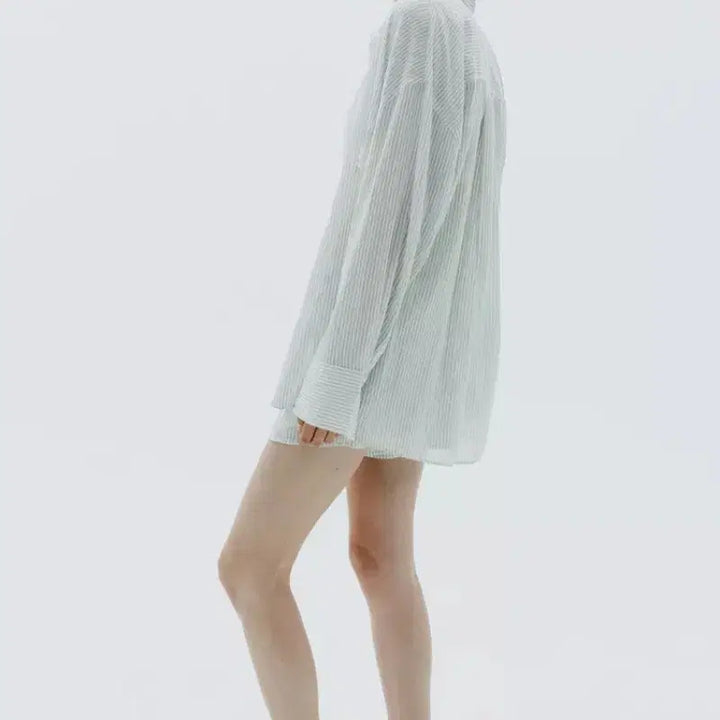 [BUNJANG] ZARA Oversized Cotton Striped Shirt / ZARA 자라 오버사이즈 코튼 스트라이프 셔츠
