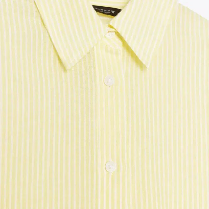 [BUNJANG] ZARA Oversized Cotton Striped Shirt / ZARA 자라 오버사이즈 코튼 스트라이프 셔츠