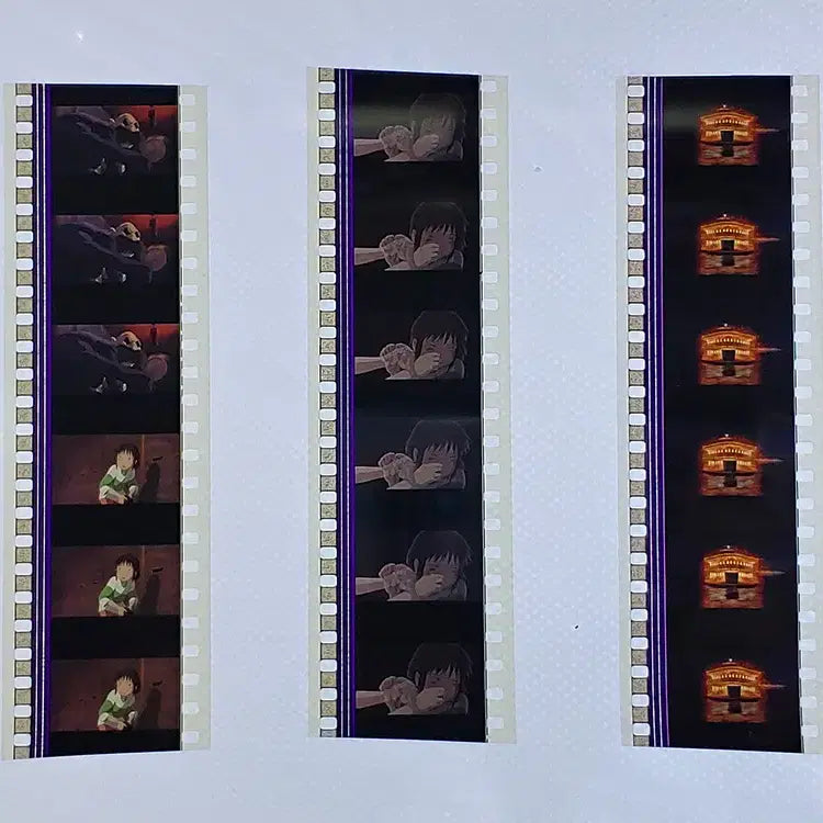 [BUNJANG] Studio Ghibli Spirited Away Film Cut 6-Frame Set / 센과 치히로의 행방불명 영화필름컷 6프레임 3매 (F-12)