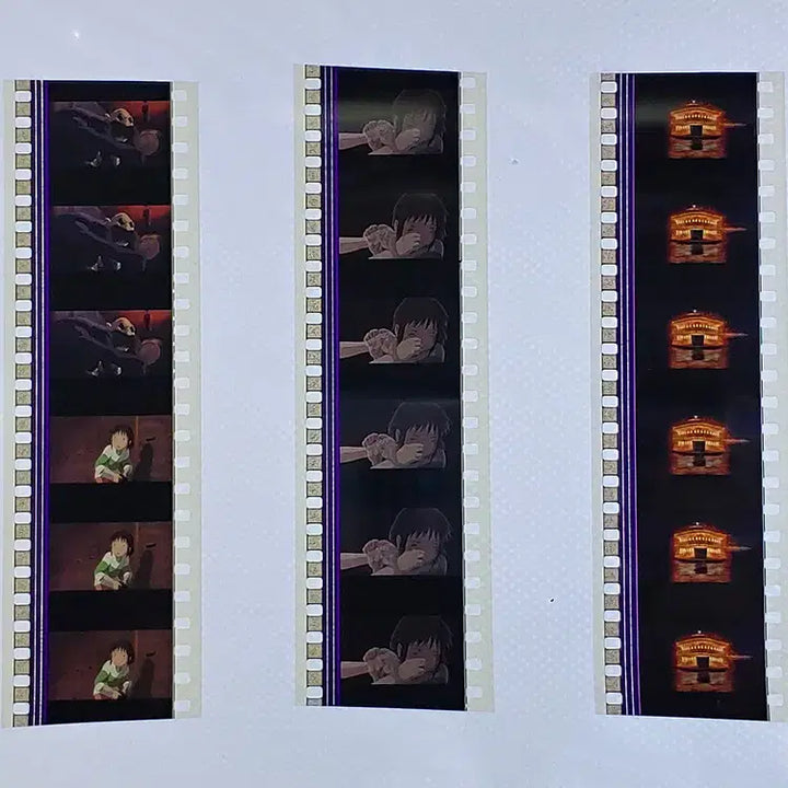 [BUNJANG] Studio Ghibli Spirited Away Film Cut 6-Frame Set / 센과 치히로의 행방불명 영화필름컷 6프레임 3매 (F-12)