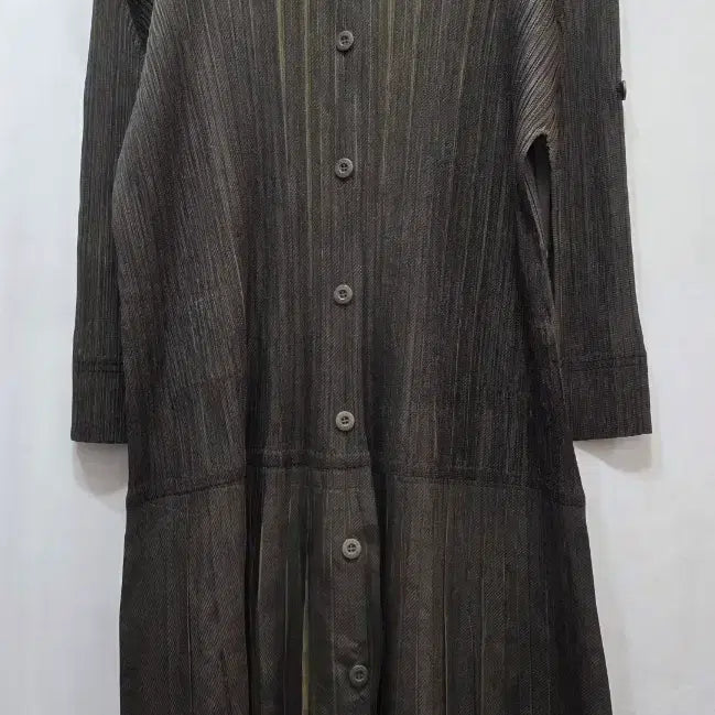 [BUNJANG] Pleats Please Shirt-Style Pleated Dress / (정품)플리츠플리즈 셔츠형 플리츠 원피스