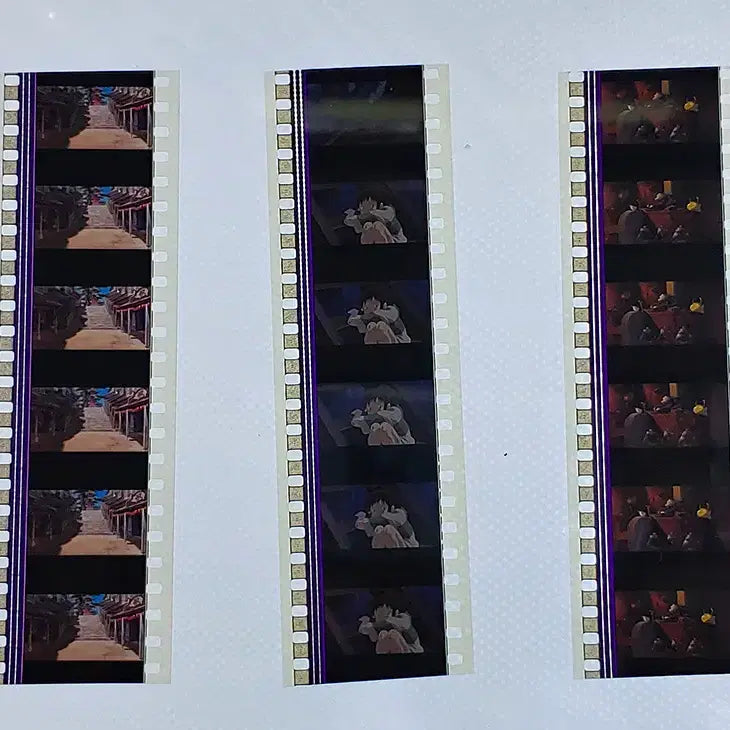 [BUNJANG] Studio Ghibli Spirited Away Film Cut 6-Frame Set / 센과 치히로의 행방불명 영화필름컷 6프레임 3매 (F-14)