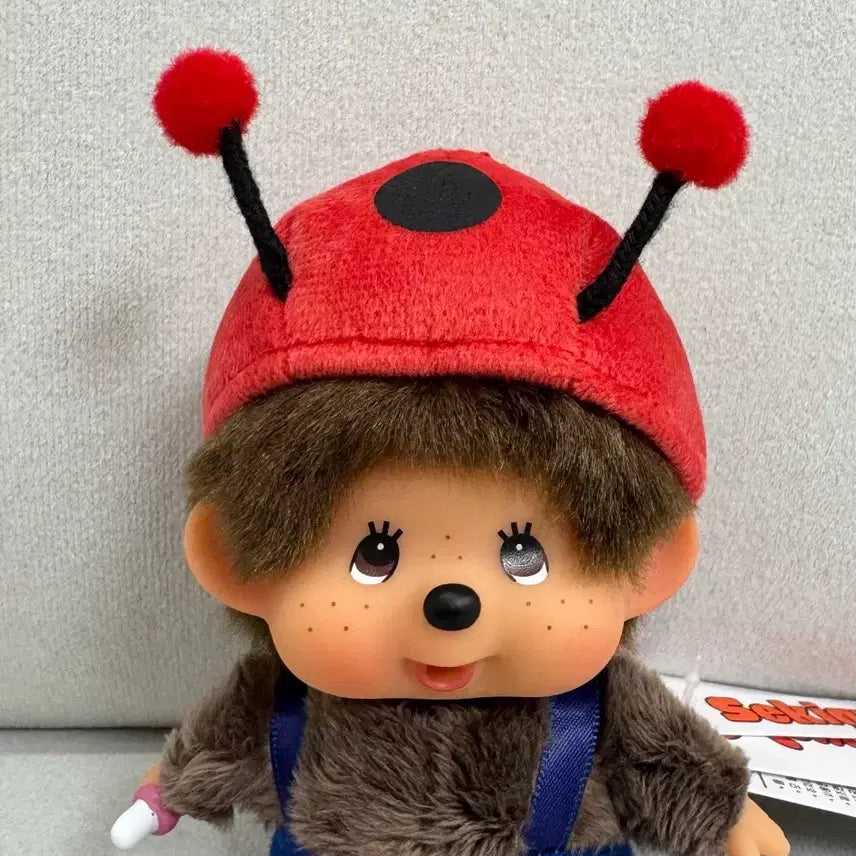 [BUNJANG] Monchhichi Ladybug Key Chain Keyring / [새상품] 몬치치 빅헤드 SS 무당벌레 키 체인 키링