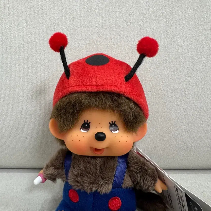 [BUNJANG] Monchhichi Ladybug Key Chain Keyring / [새상품] 몬치치 빅헤드 SS 무당벌레 키 체인 키링