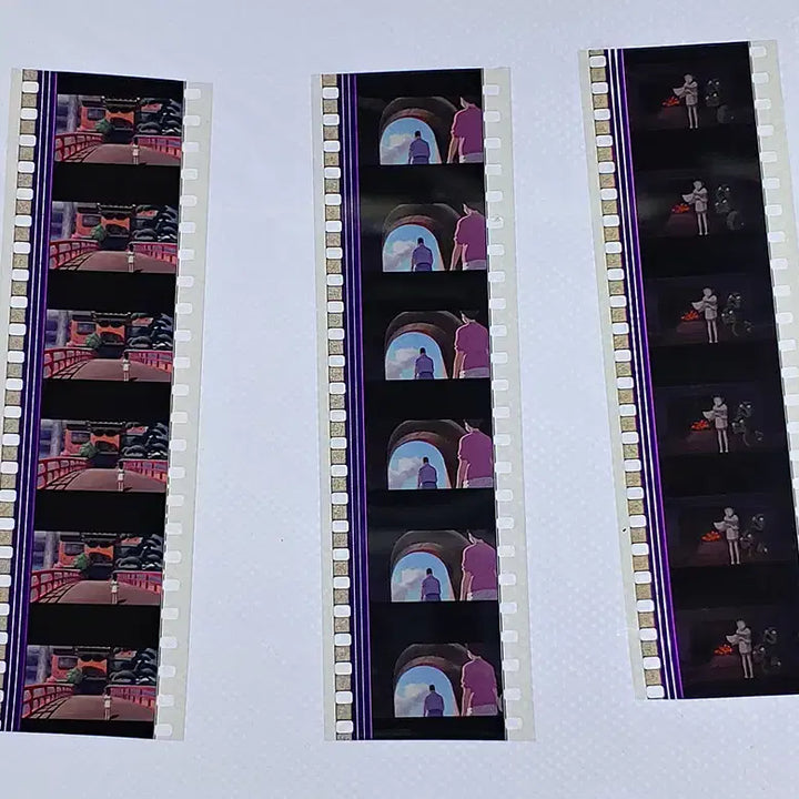 [BUNJANG] Studio Ghibli Spirited Away Film Cut (F-16) Set / 센과 치히로의 행방불명 영화필름컷 6프레임 3매 (F-16)