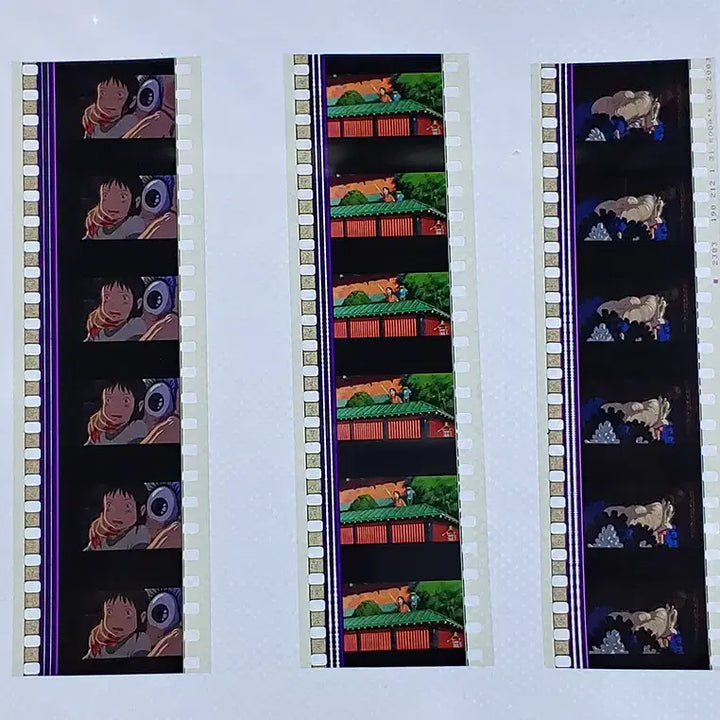 [BUNJANG] Studio Ghibli Spirited Away Film Cut 6-Frame Set / 센과 치히로의 행방불명 영화필름컷 6프레임 3매 (F-17)